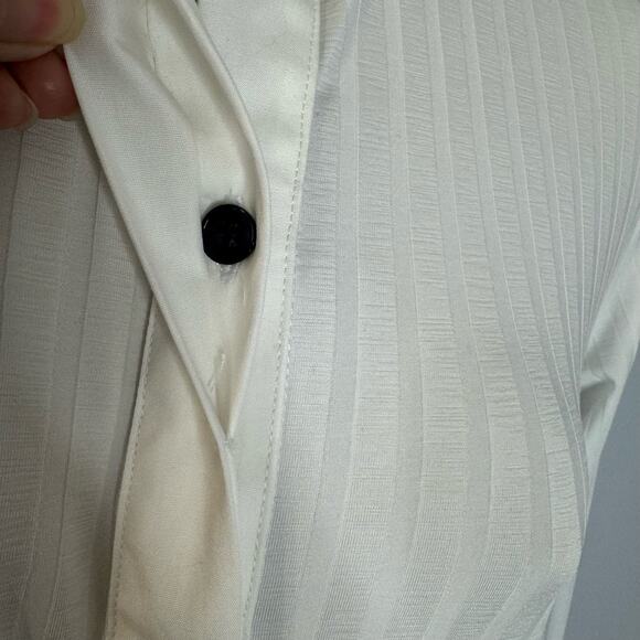 Free x Rein The Elite Equestrian Bodysuit Top White long Sleeve XS New - Picture 6 of 16